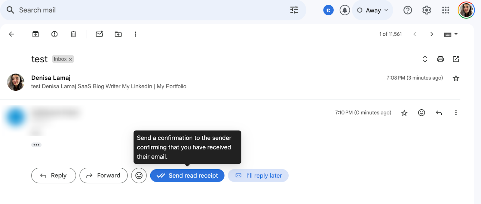 send read receipt MailTracker