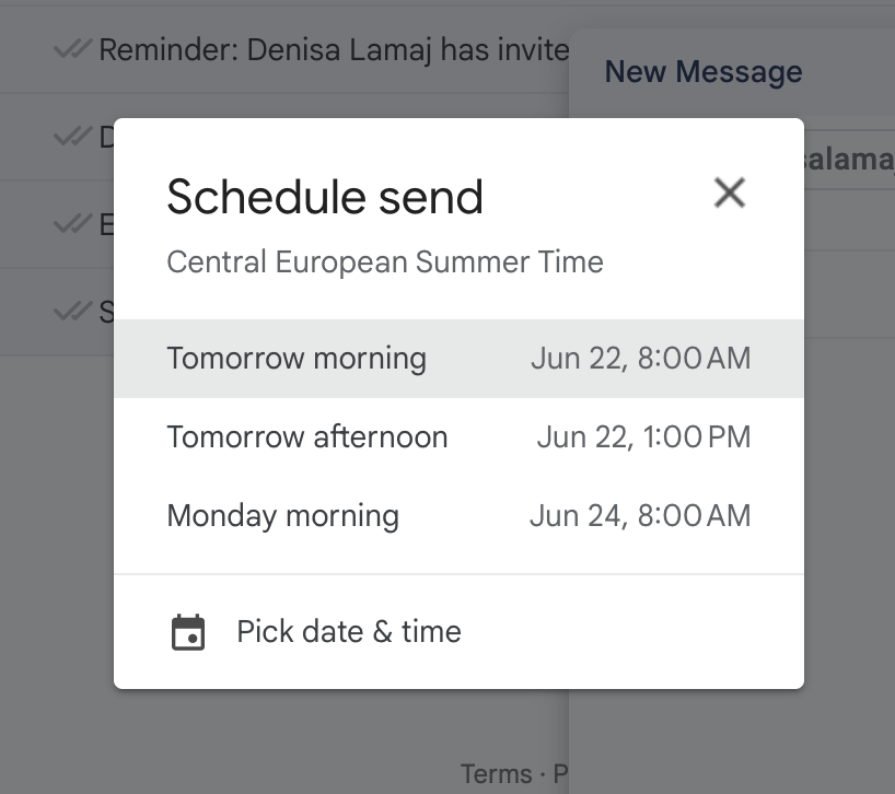 choose date and time on gmail