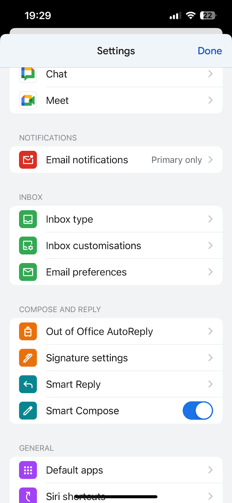 customize inbox gmail