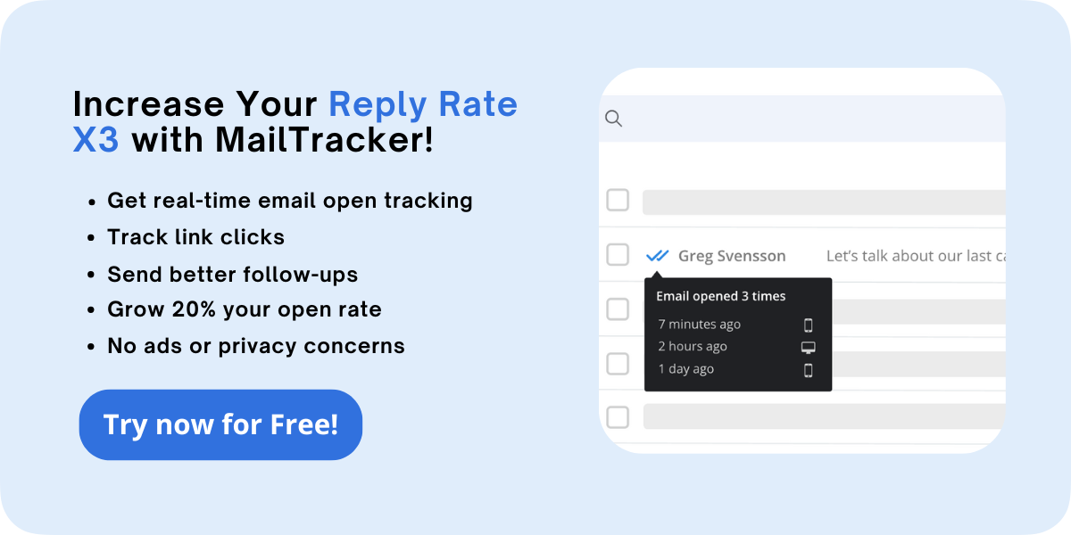 increase your reply rate with mailtracker 