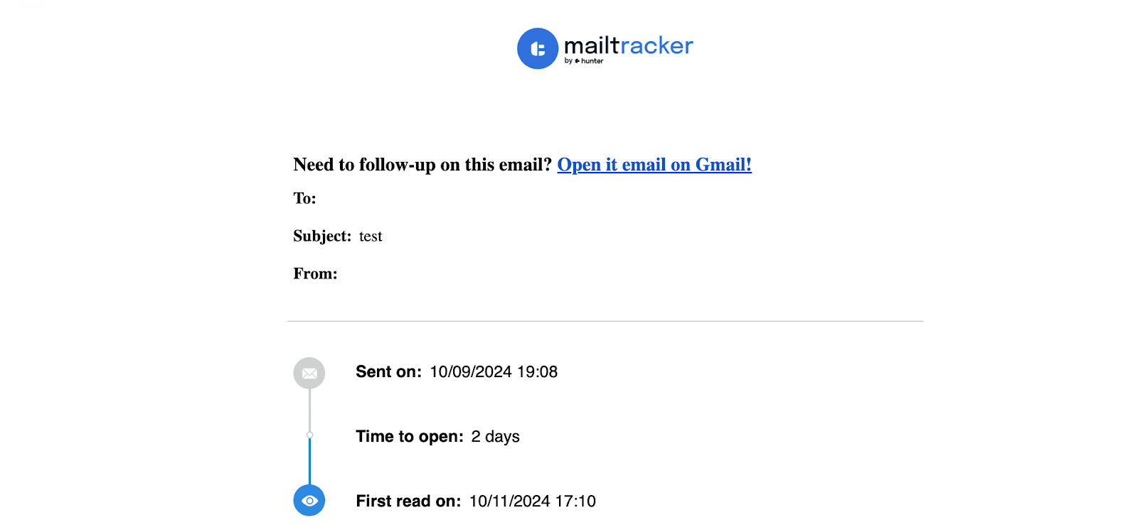follow up email mailtracker
