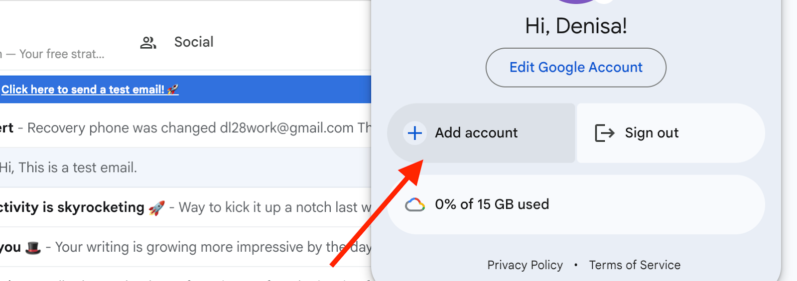 add account gmail