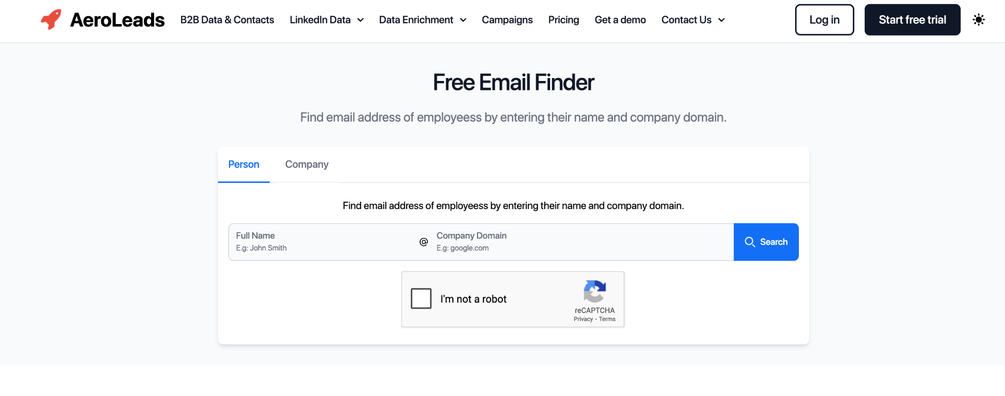 aeroleads email finder