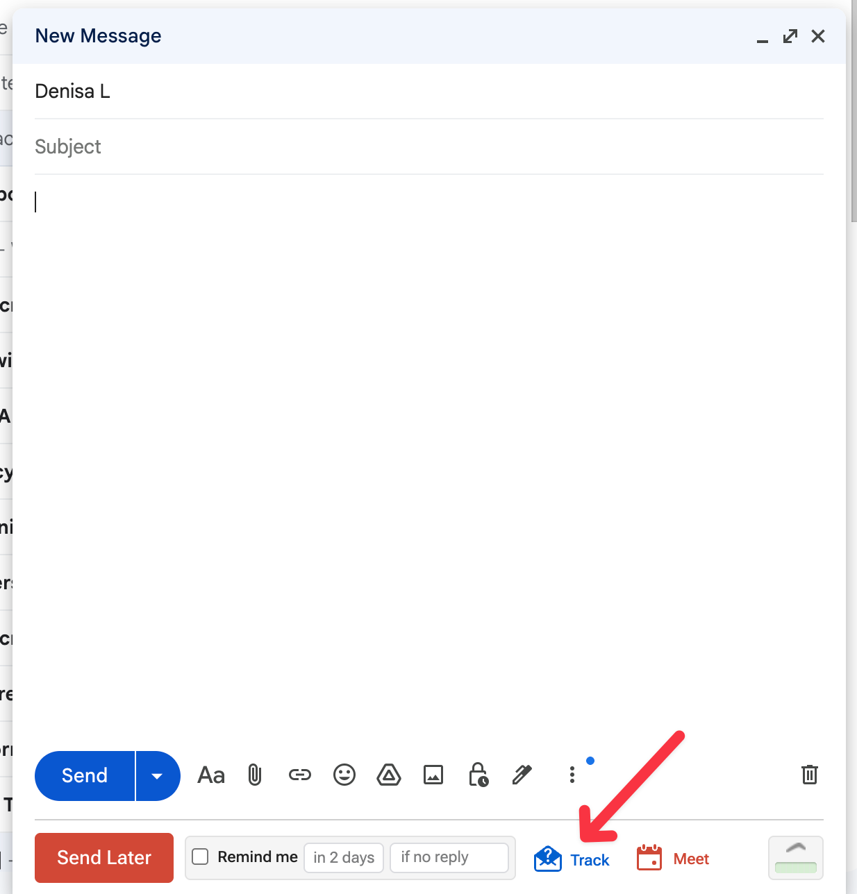 compose email with boomerang