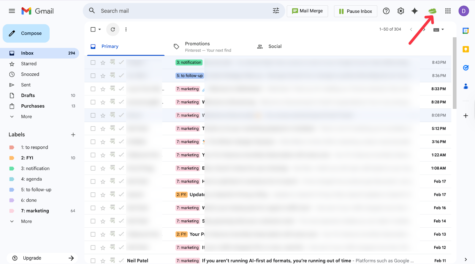 rightinbox free email tracker for chrome
